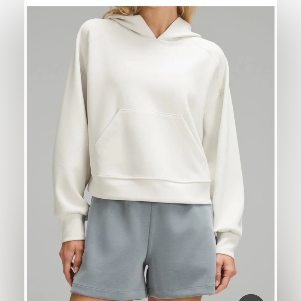 LULULEMON Softstreme Hoodie SQUARE DOT SIZE 2 women’s bone white